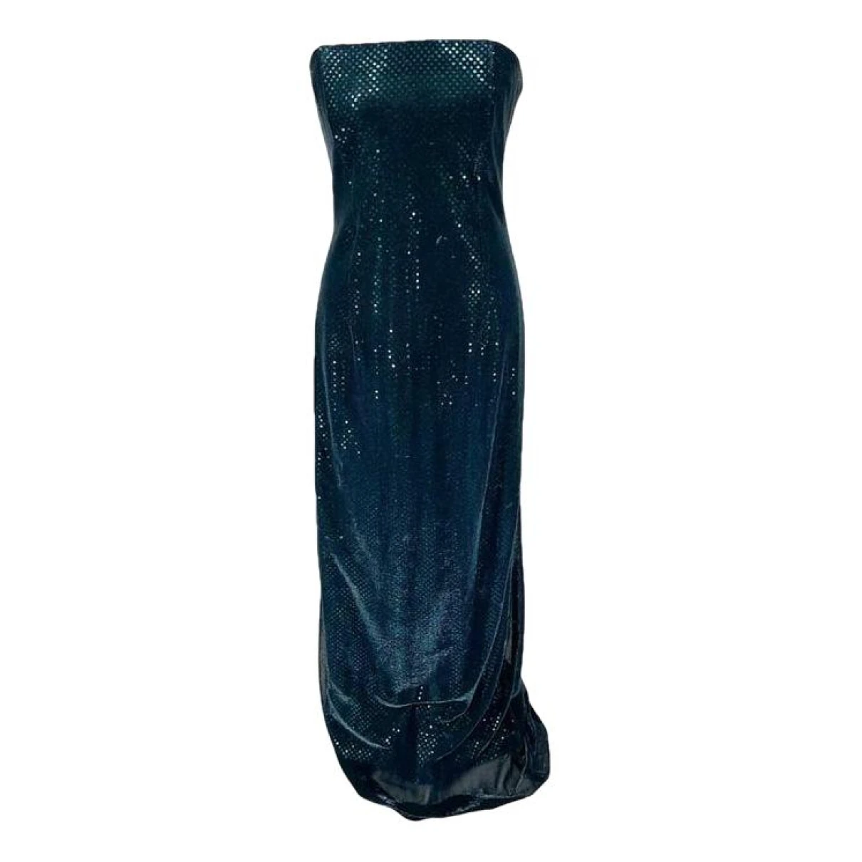Pre-owned Betsy & Adam Maxi Dress In Blue