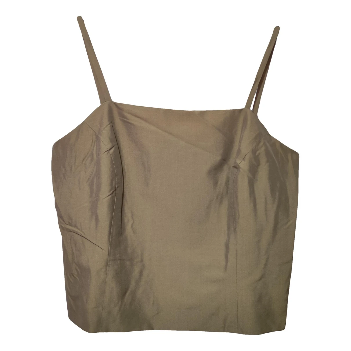 Pre-owned Burberry Camisole In Gold