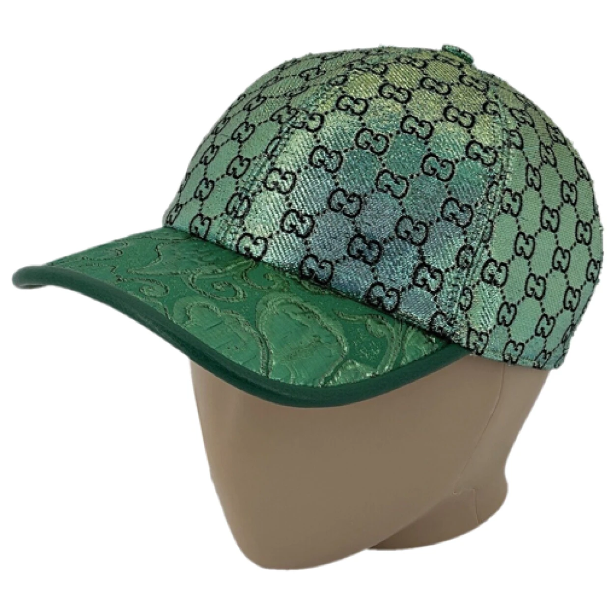 Pre-owned Gucci Beret In Green