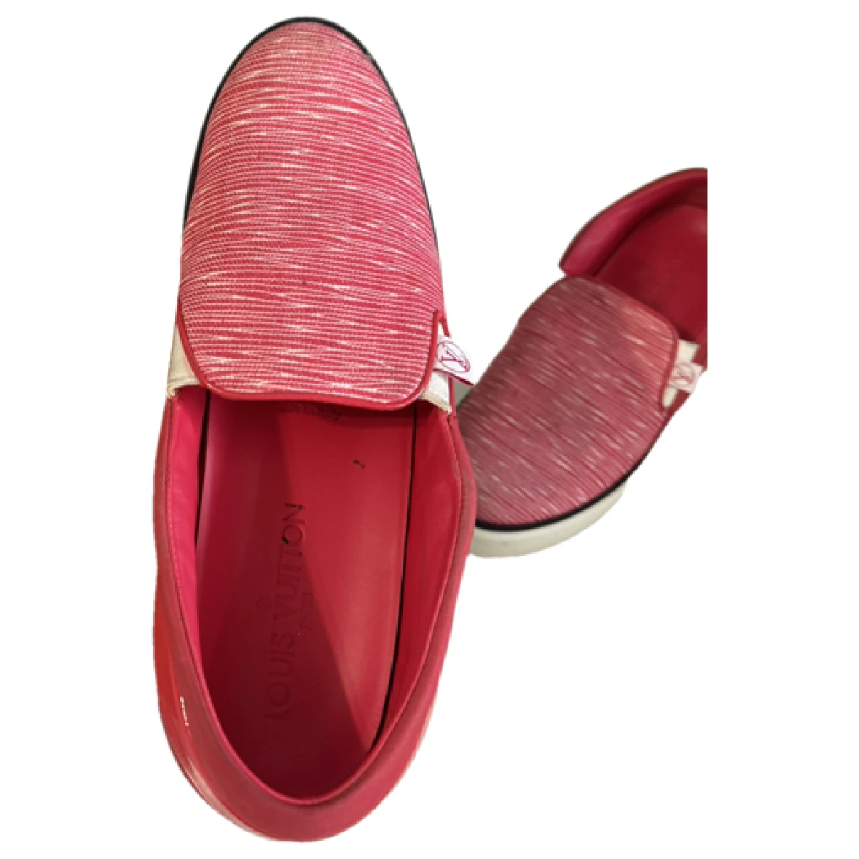 Pre-owned Louis Vuitton Ballet Flats In Pink