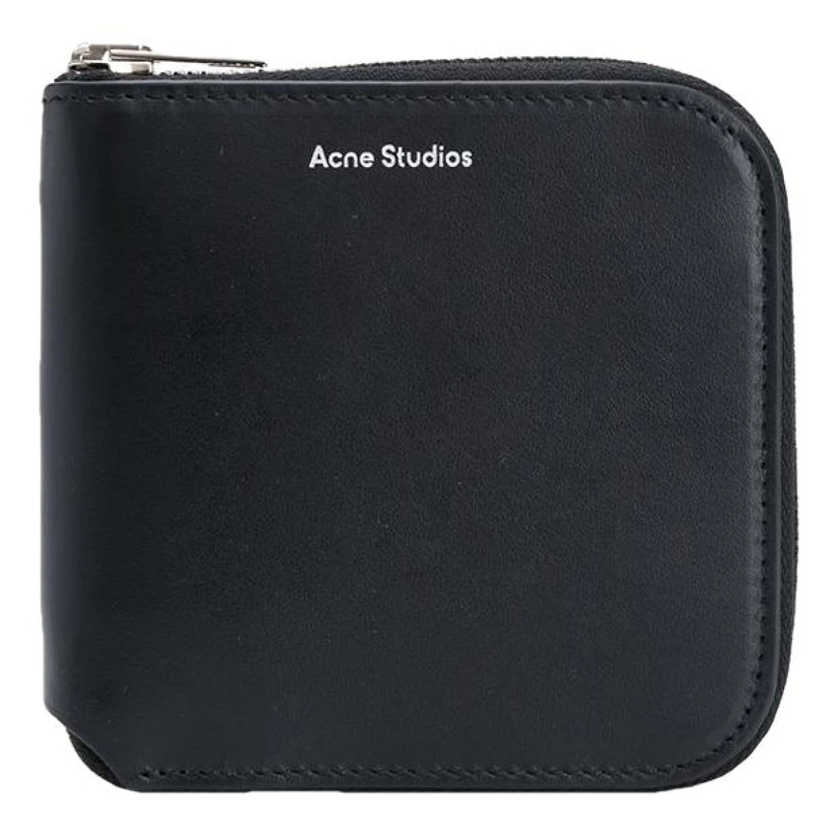 Pre-owned Acne Studios Leather Wallet In Black