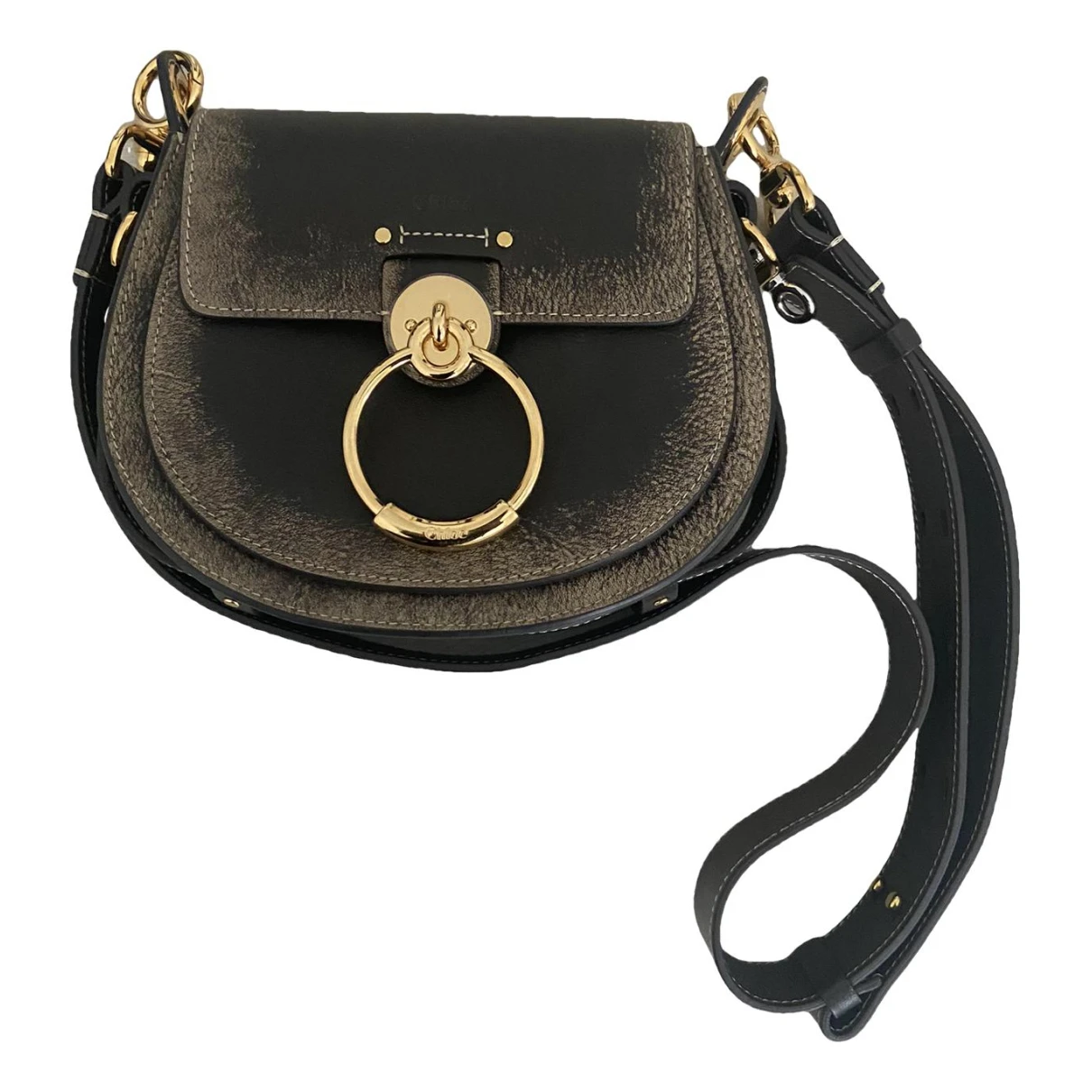 Pre-owned Chloé Tess Leather Handbag In Brown