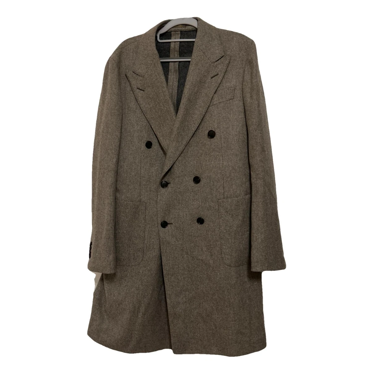 Pre-owned Suitsupply Wool Coat In Grey