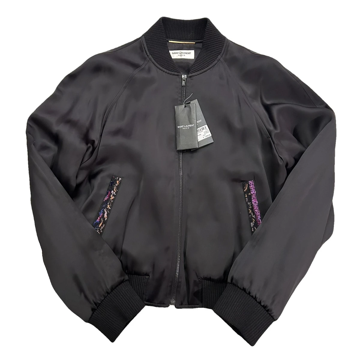 Pre-owned Saint Laurent Short Vest In Black
