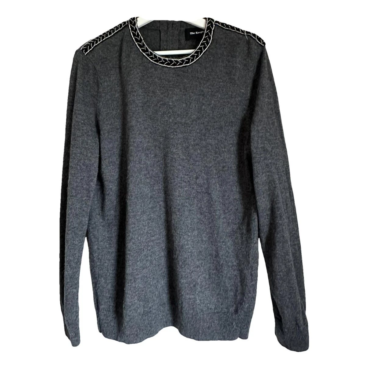 Pre-owned The Kooples Cashmere Jumper In Grey