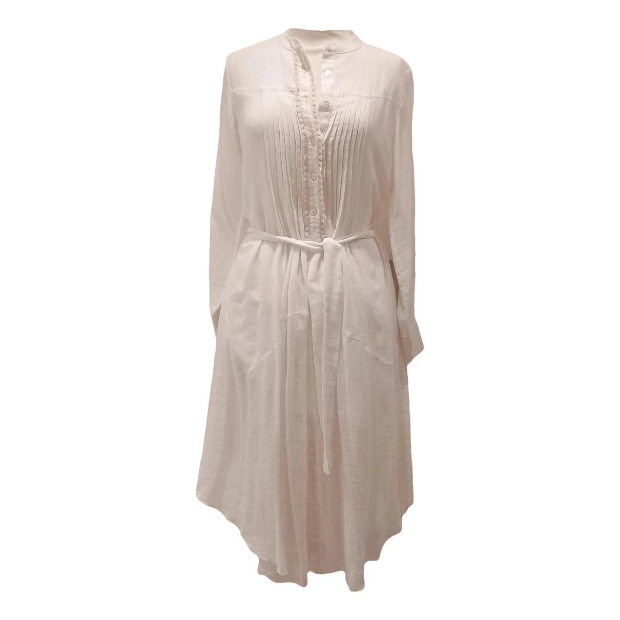 Pre-owned See By Chloé Mid-length Dress In Ecru