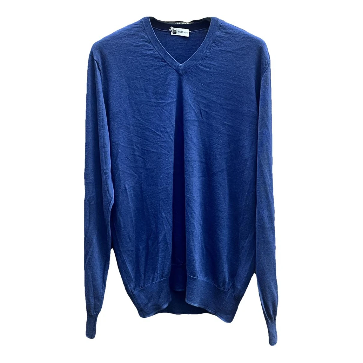 Pre-owned Colombo Cashmere Pull In Blue