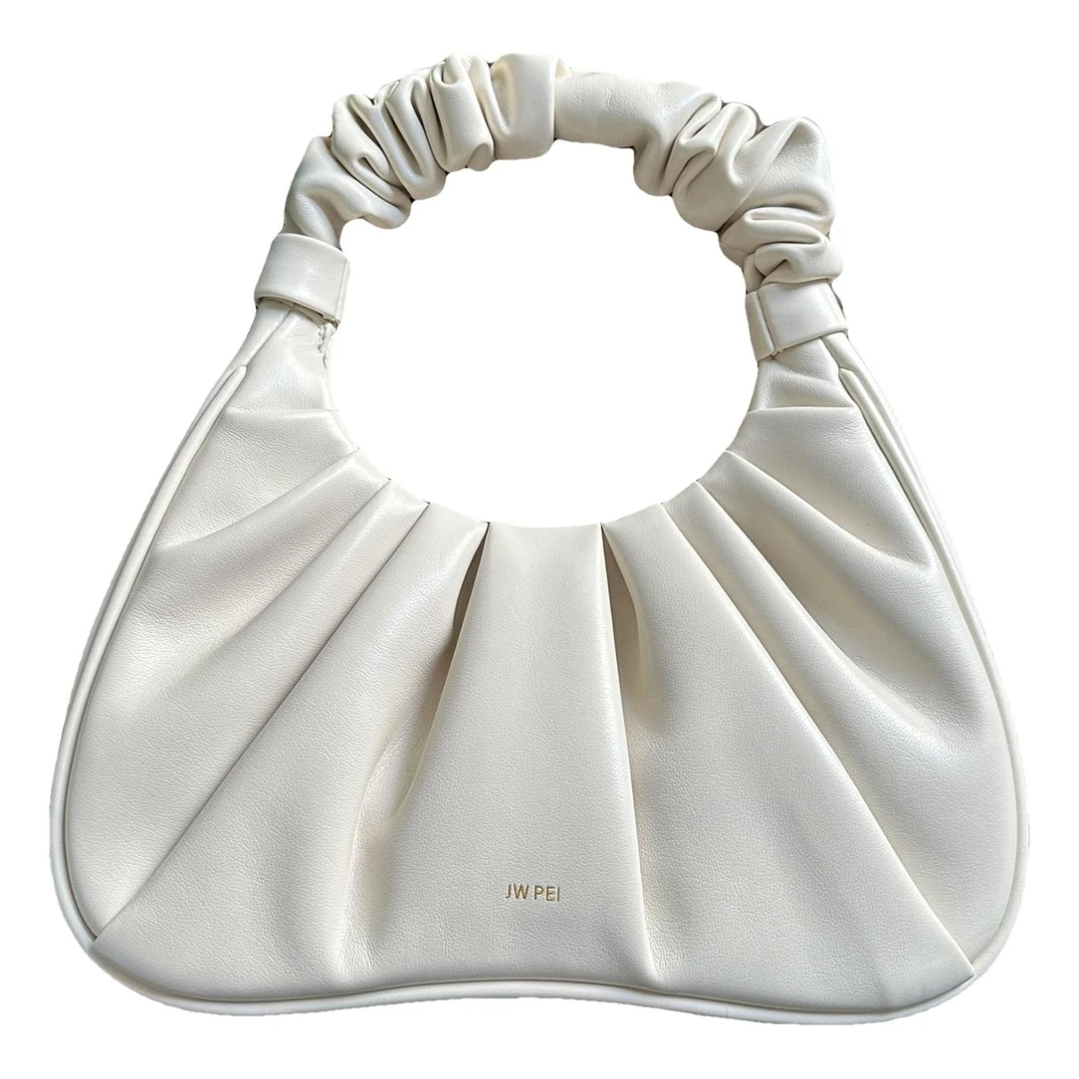 Pre-owned Jw Pei Vegan Leather Handbag In White