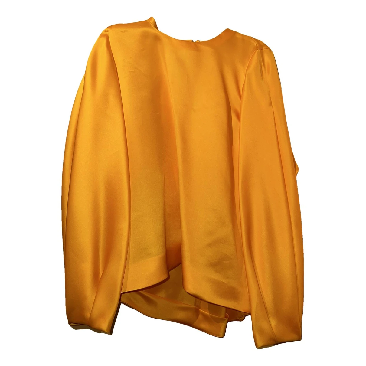 Pre-owned Nina Ricci Silk Blouse In Yellow