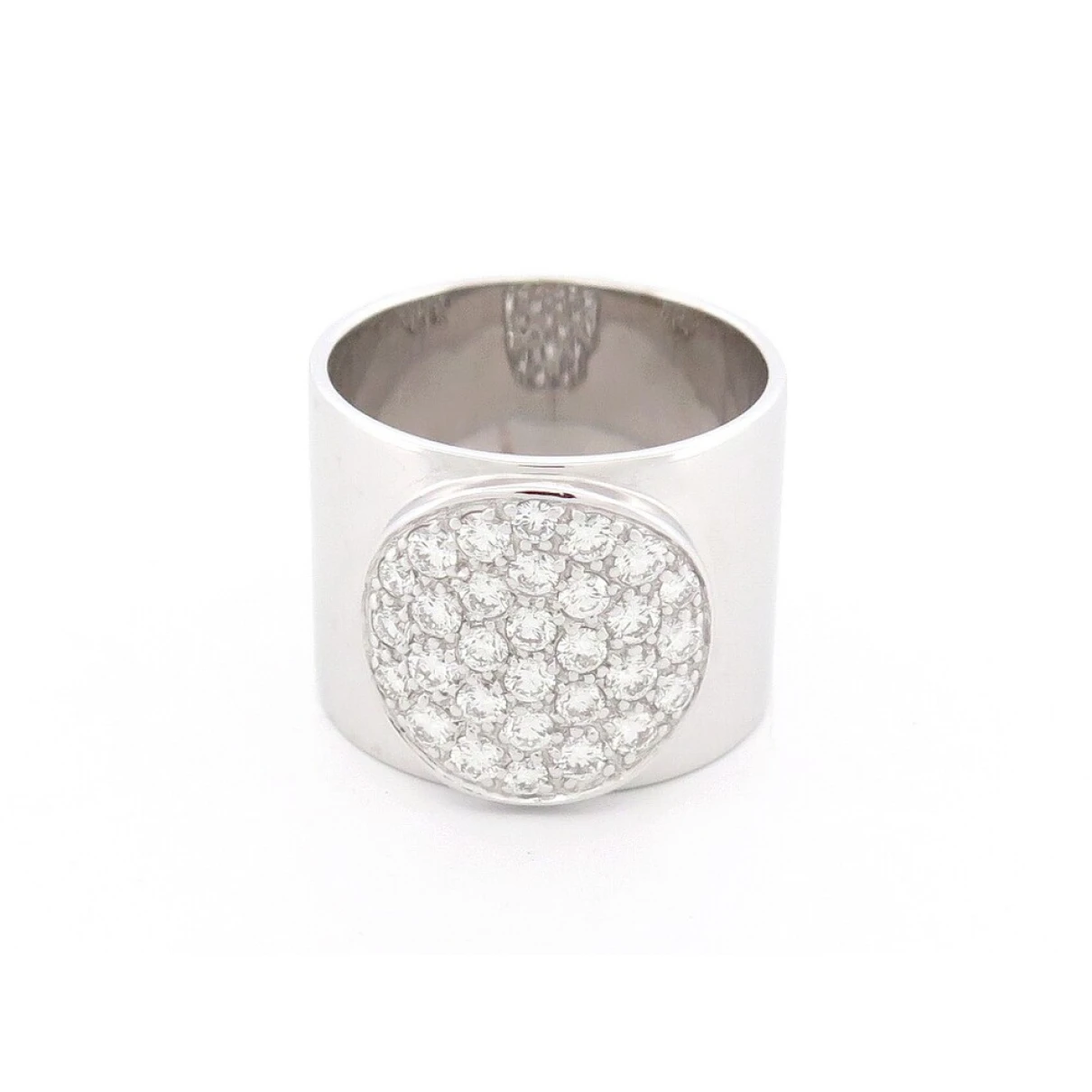 Pre-owned Dinh Van Anthéa White Gold Ring In Silver