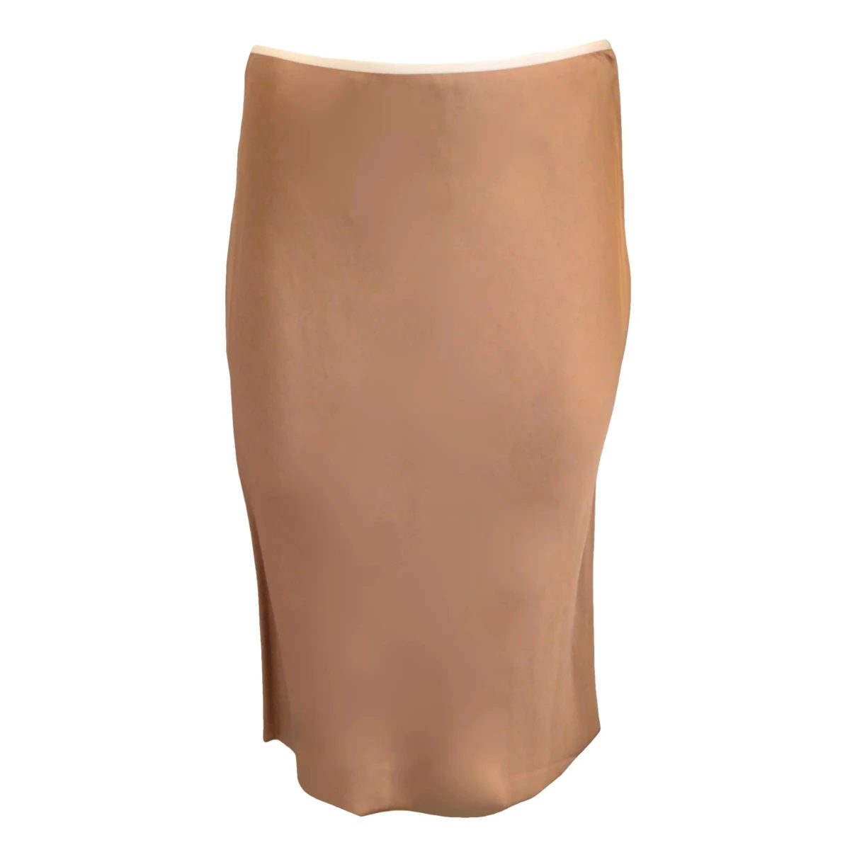 Pre-owned Dries Van Noten Mid-length Skirt In Camel