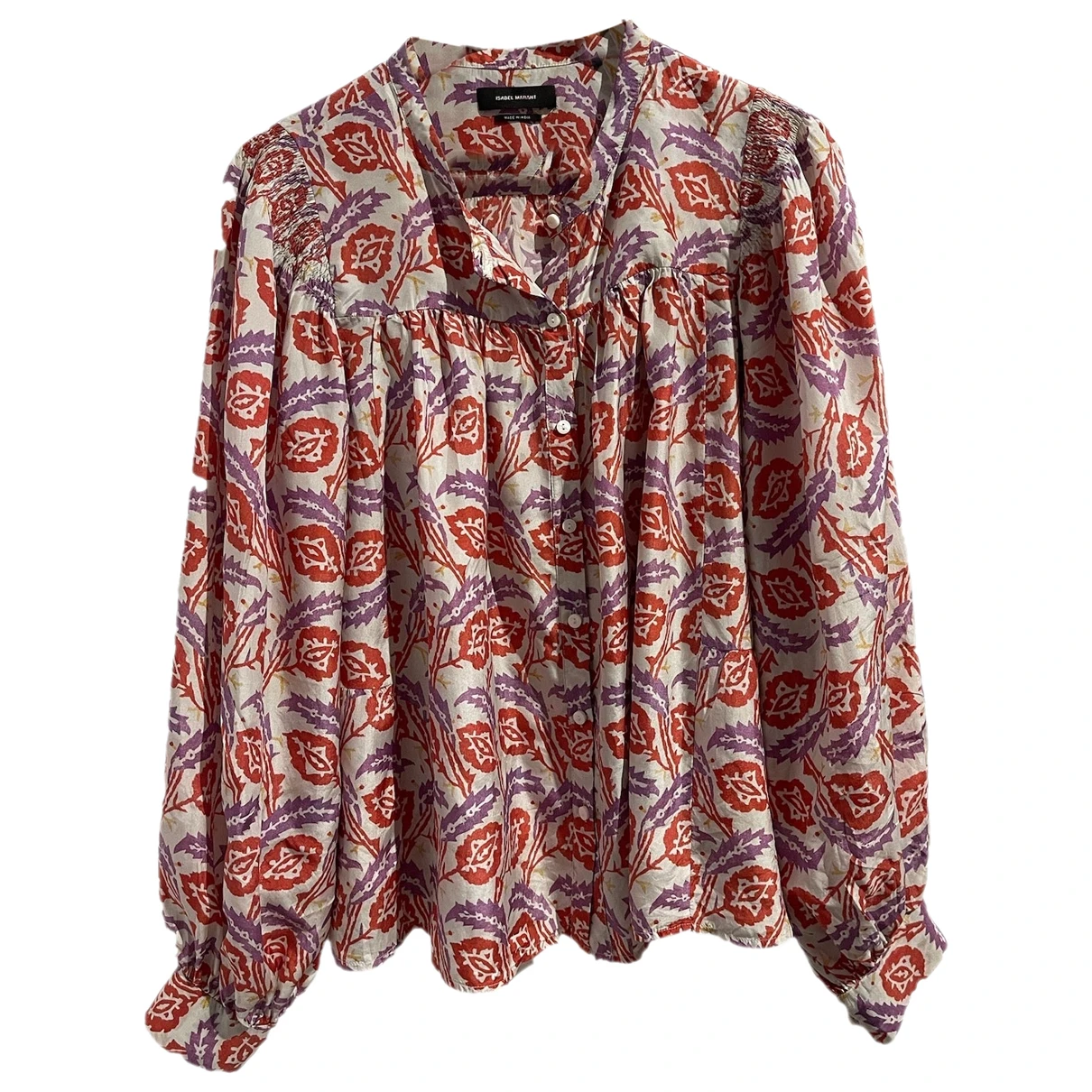 Pre-owned Isabel Marant Silk Blouse In Red