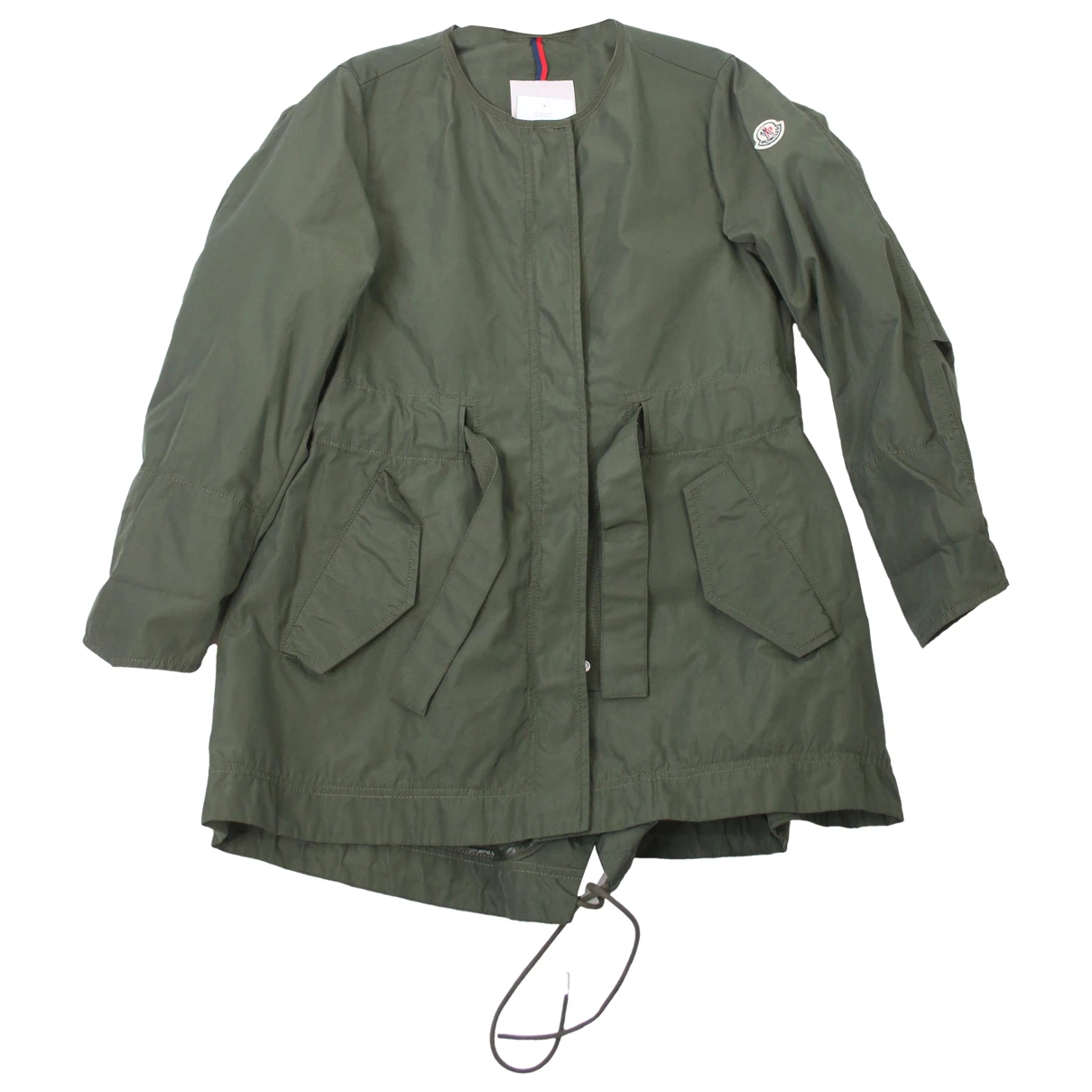 Pre-owned Moncler Parka In Green