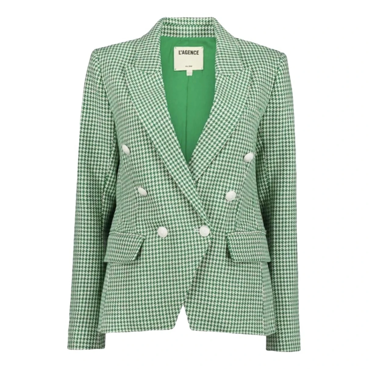 Pre-owned L Agence Blazer In Green