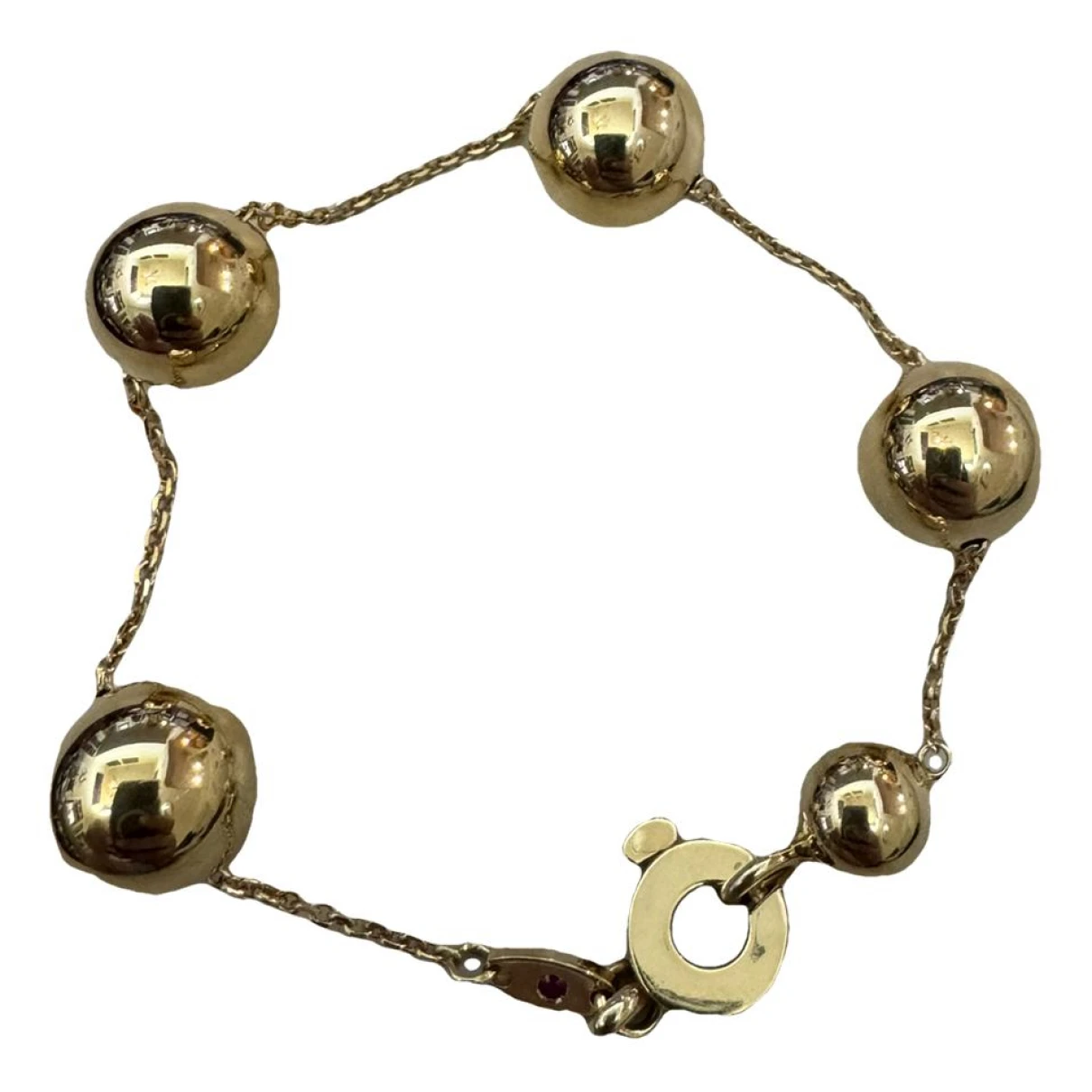 Pre-owned Roberto Coin Yellow Gold Bracelet