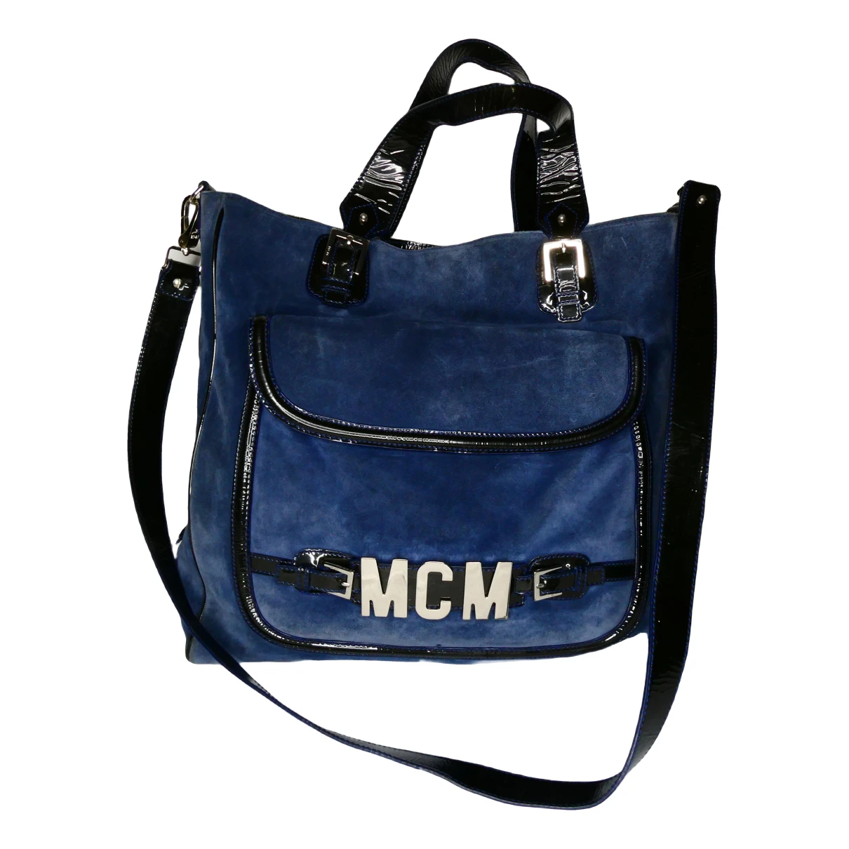 Pre-owned Mcm Handbag In Blue