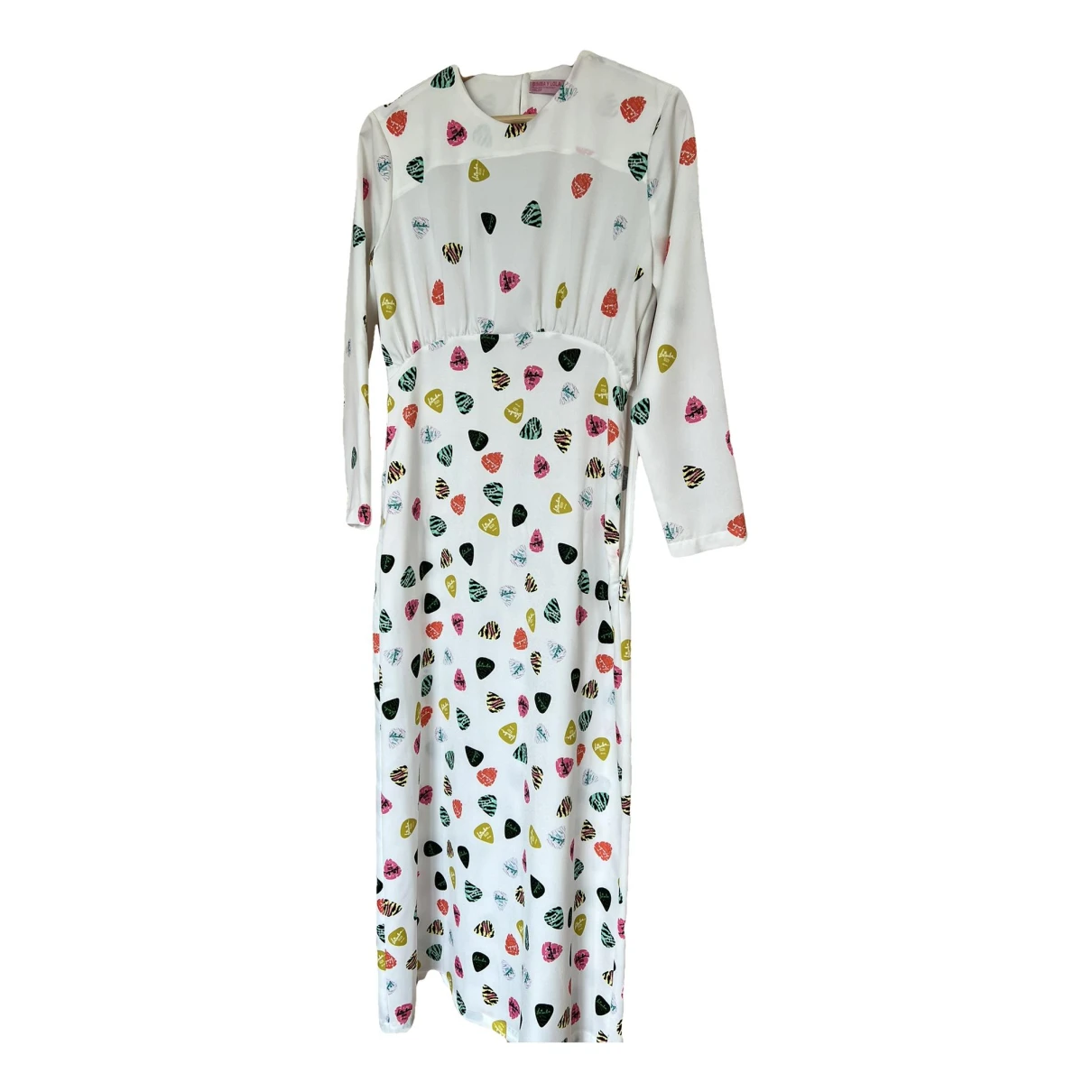 Pre-owned Bimba Y Lola Maxi Dress In White