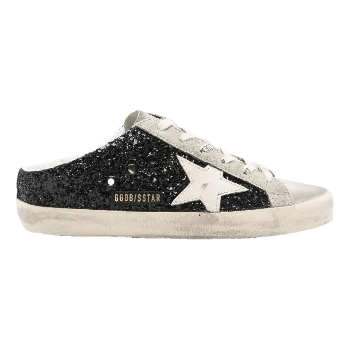 Pre-owned Golden Goose Leather Trainers In Black