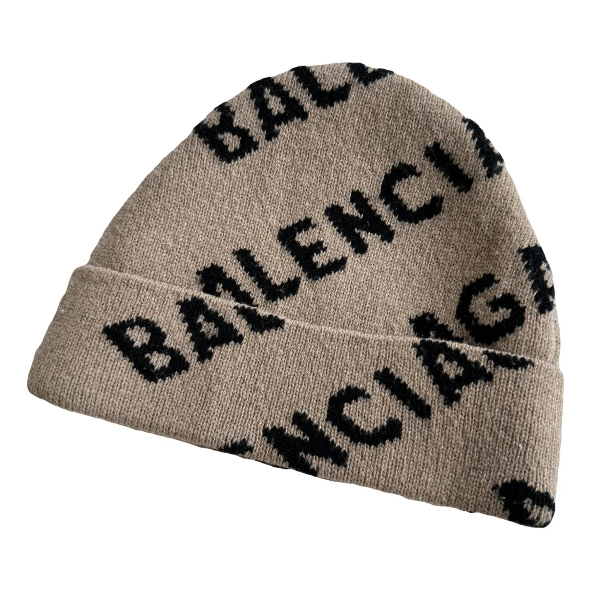 Pre-owned Balenciaga Wool Hat In Camel