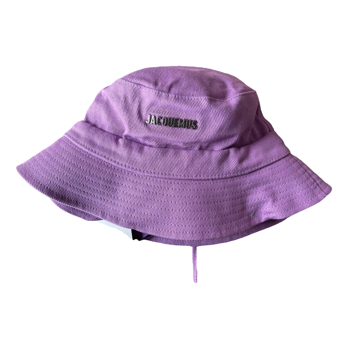 Pre-owned Jacquemus Le Bob Gadjo Hat In Purple