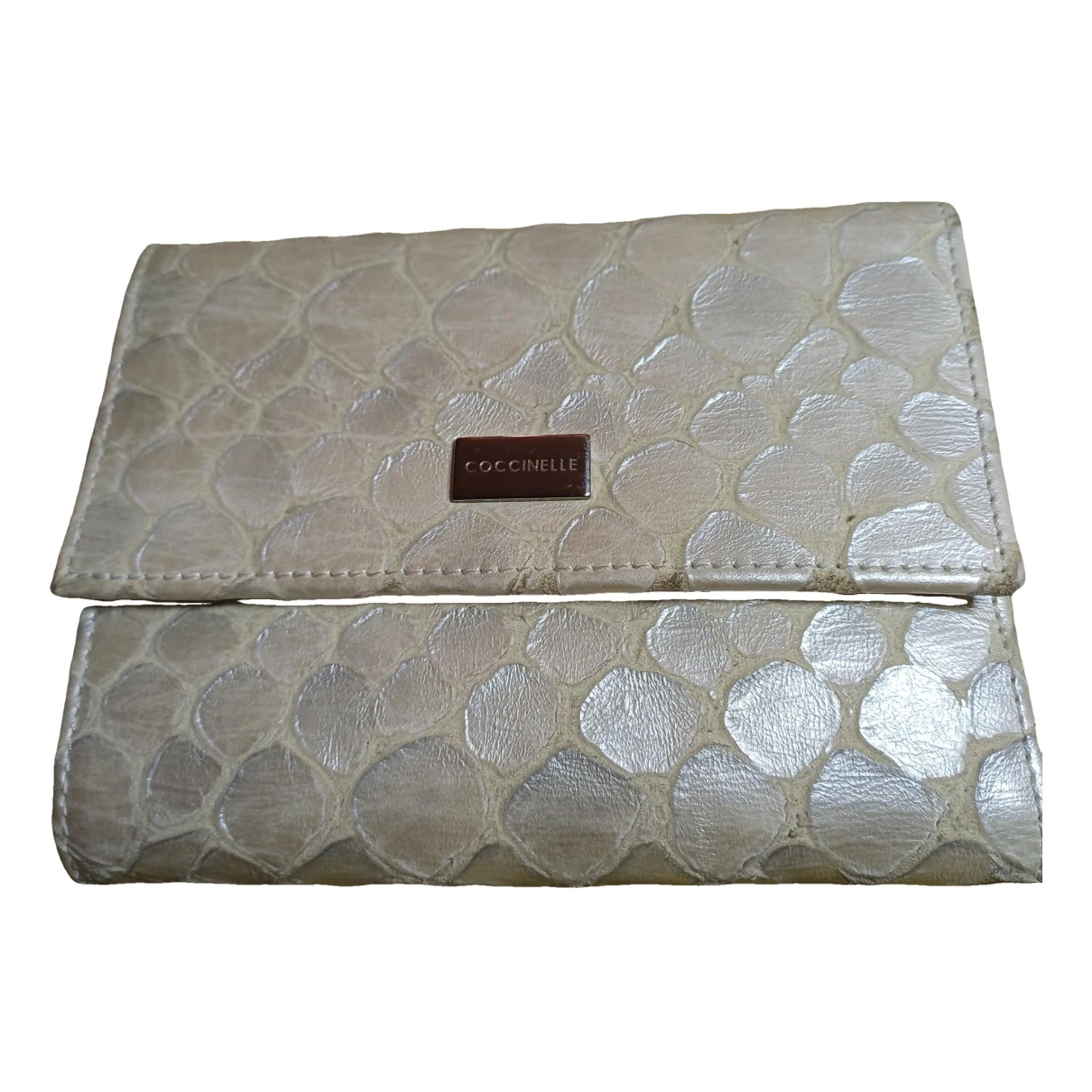 Pre-owned Coccinelle Leather Wallet In Beige