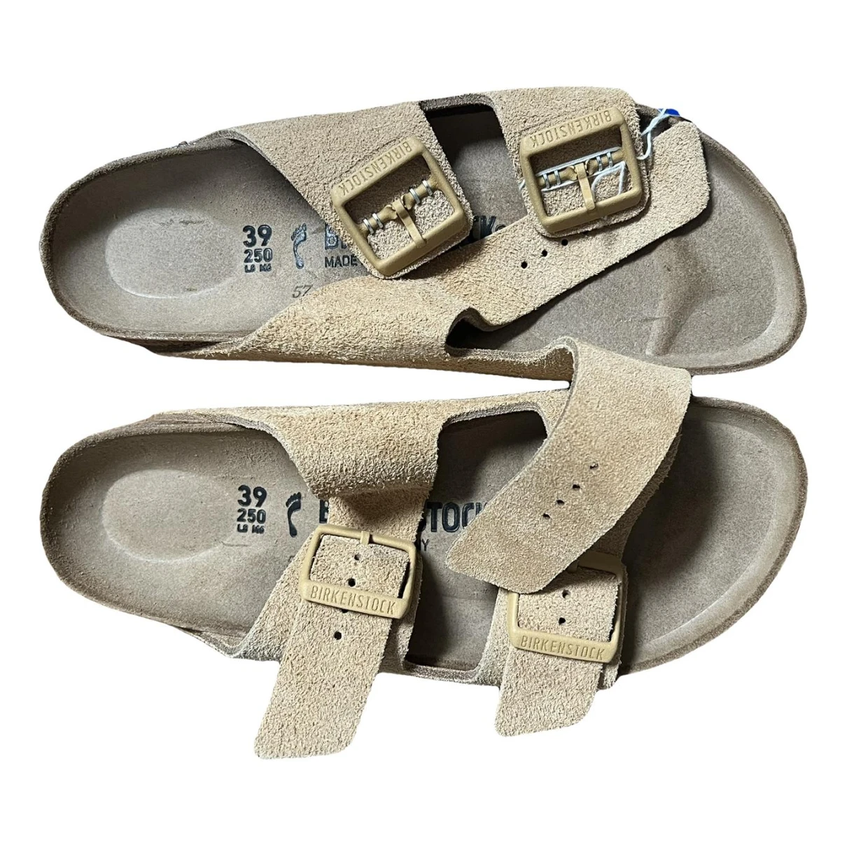 Pre-owned Birkenstock Sandals In Beige