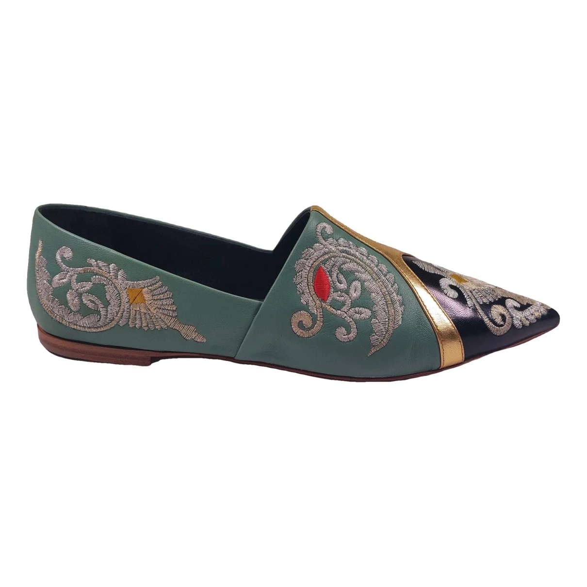 Pre-owned Etro Leather Ballet Flats In Other