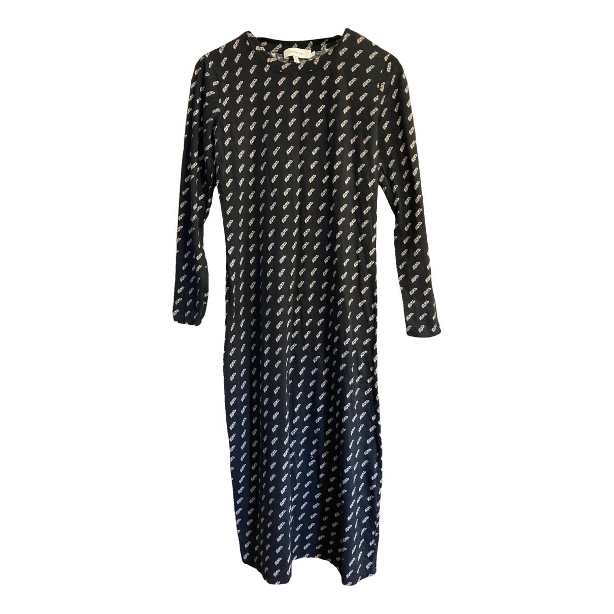 Pre-owned Munthe Maxi Dress In Navy