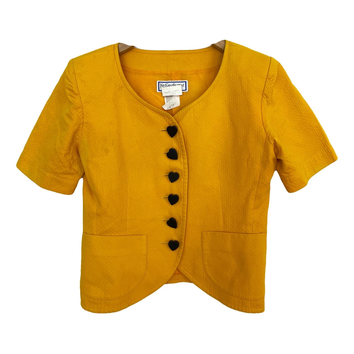 Pre-owned Saint Laurent Blouse In Yellow