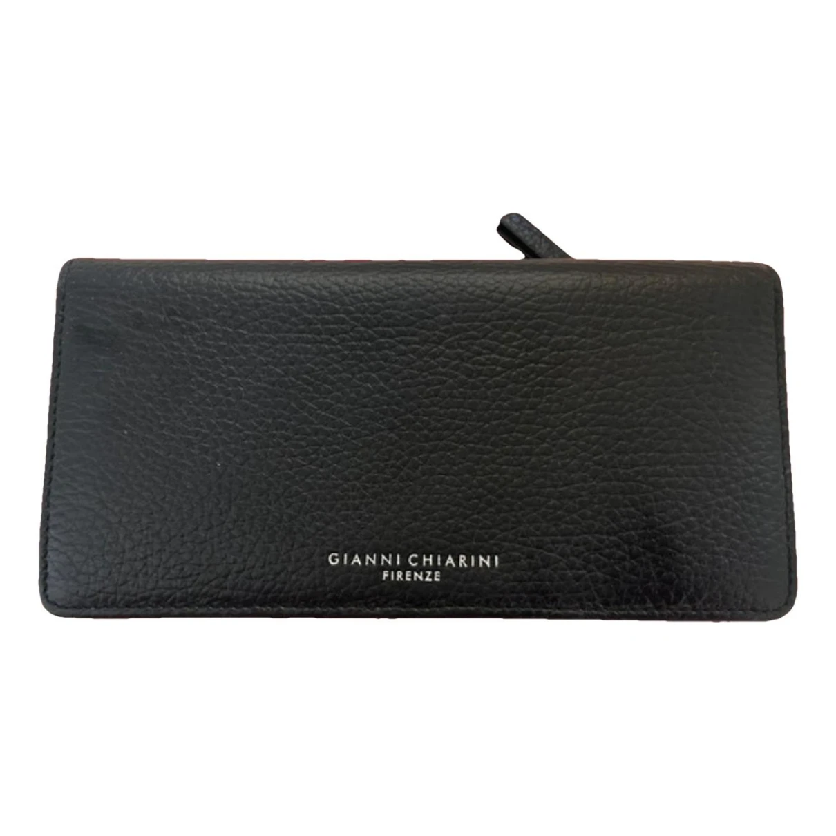 Pre-owned Gianni Chiarini Leather Wallet In Black