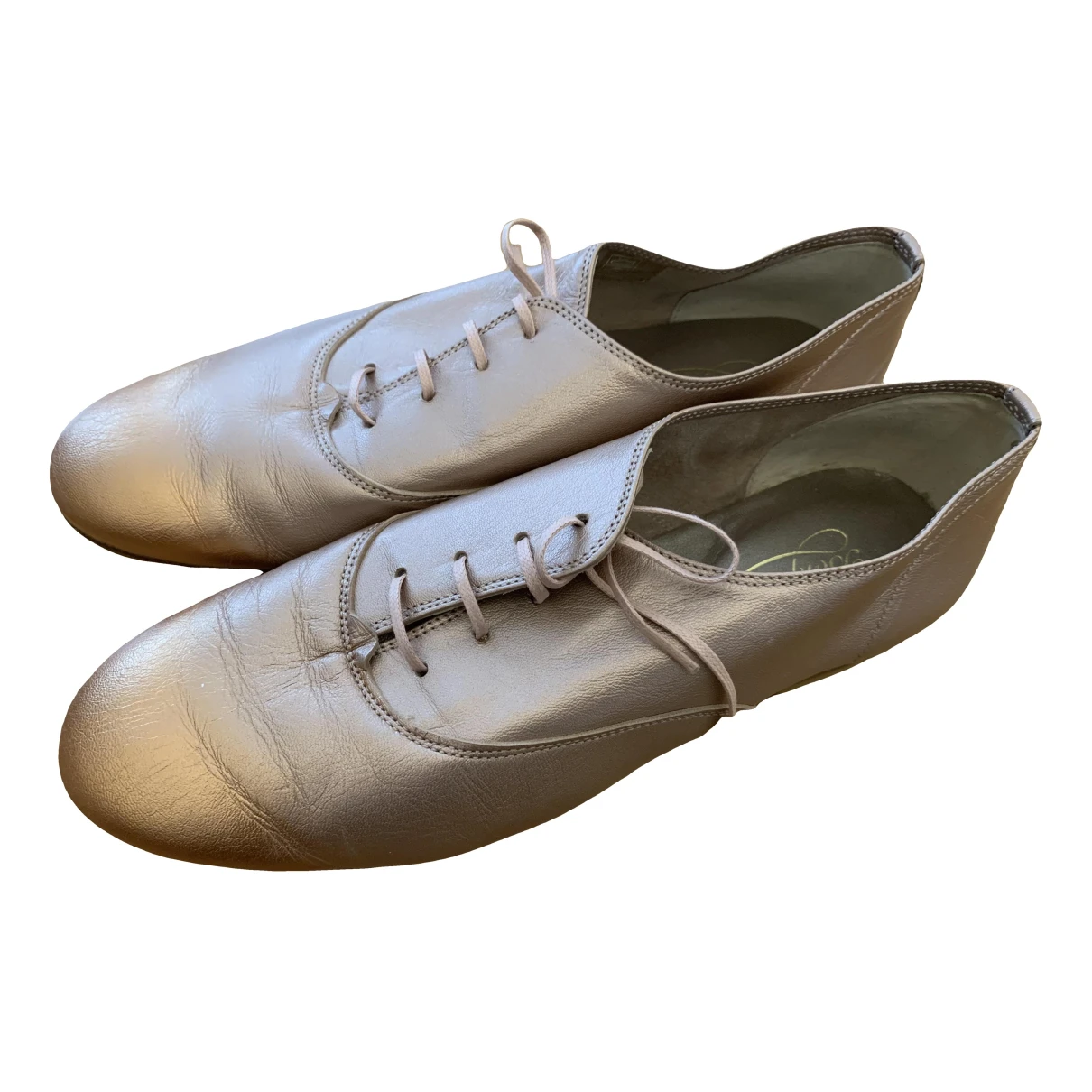 Pre-owned Bonpoint Leather Ballet Flats In Other