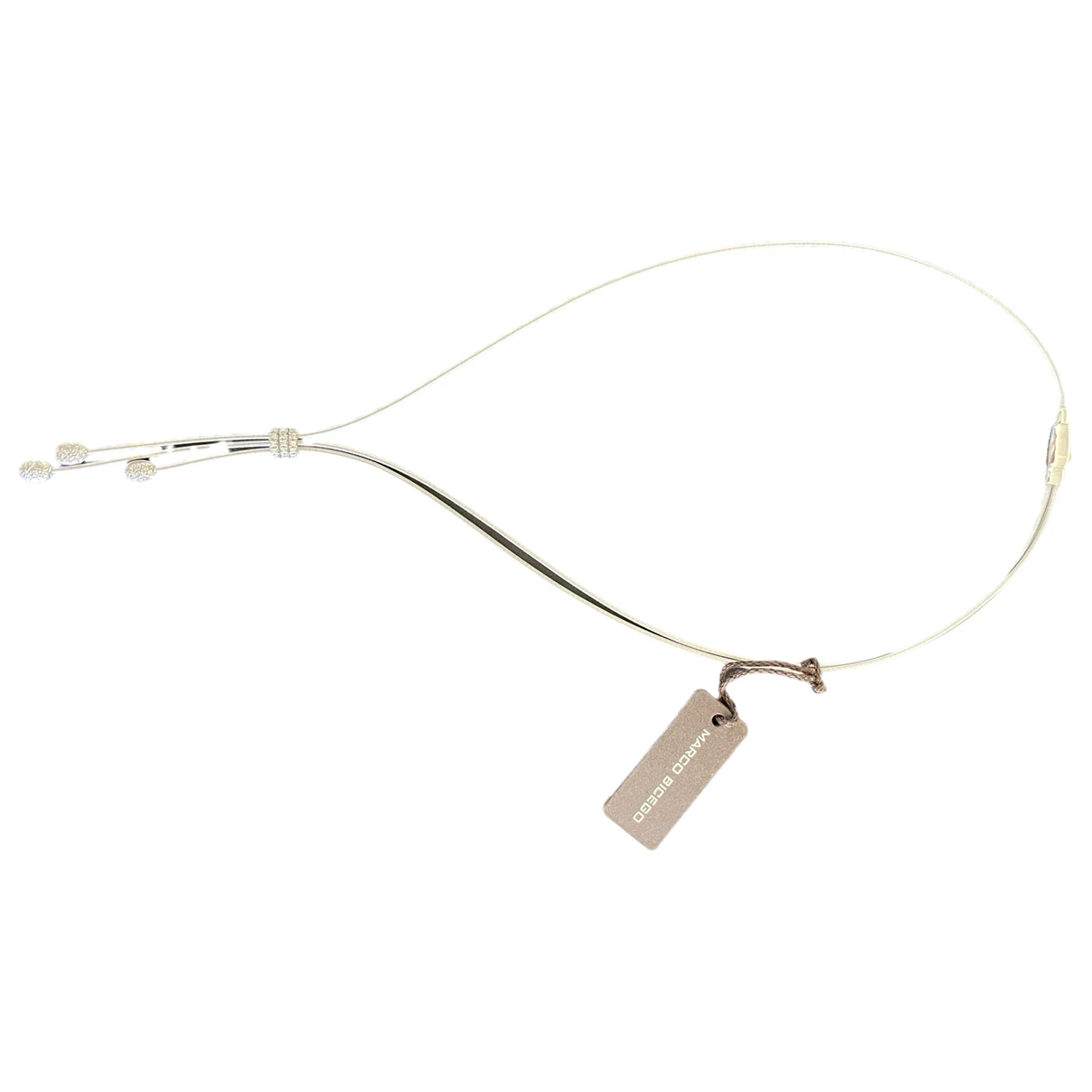 Pre-owned Marco Bicego White Gold Necklace In Silver