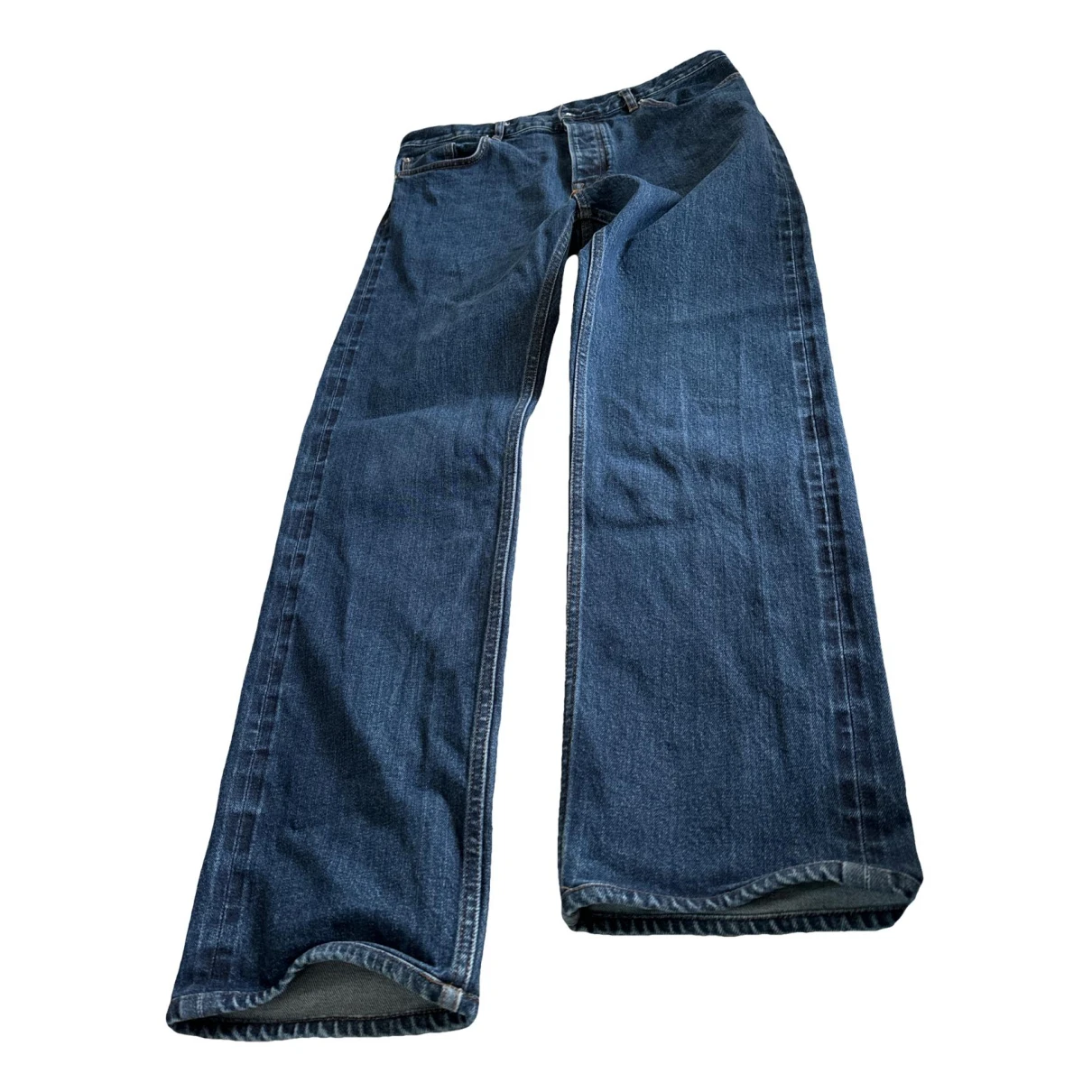 Pre-owned Berluti Straight Jeans In Blue