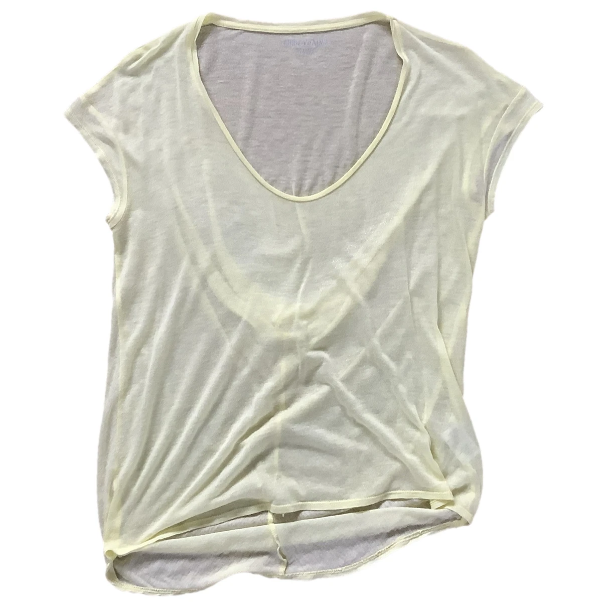 Pre-owned Zadig & Voltaire T-shirt In Yellow