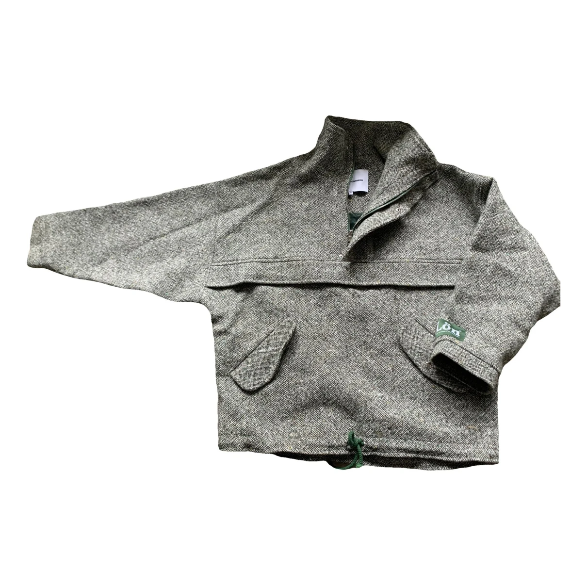 Pre-owned Margaux Lonnberg Wool Coat In Grey