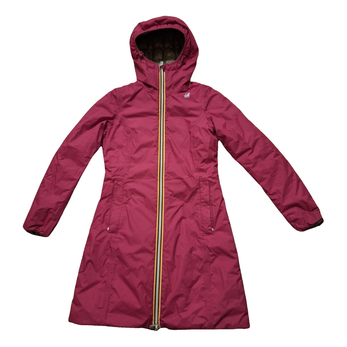 Pre-owned K-way Puffer In Red