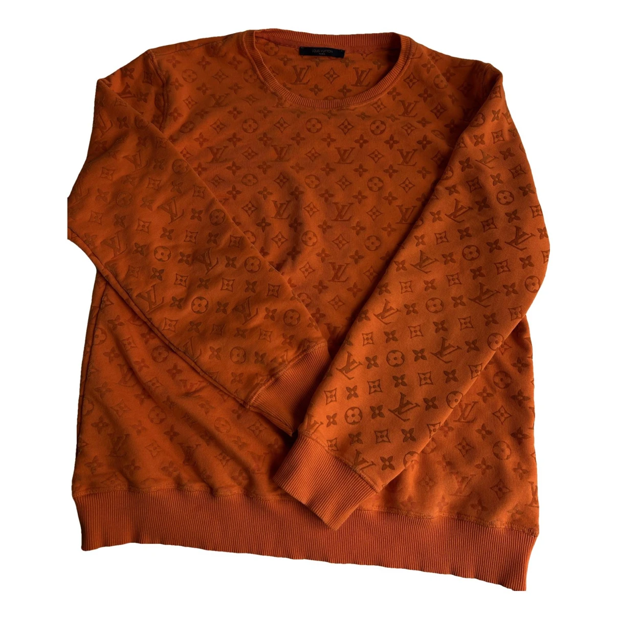 Pre-owned Louis Vuitton Sweatshirt In Orange