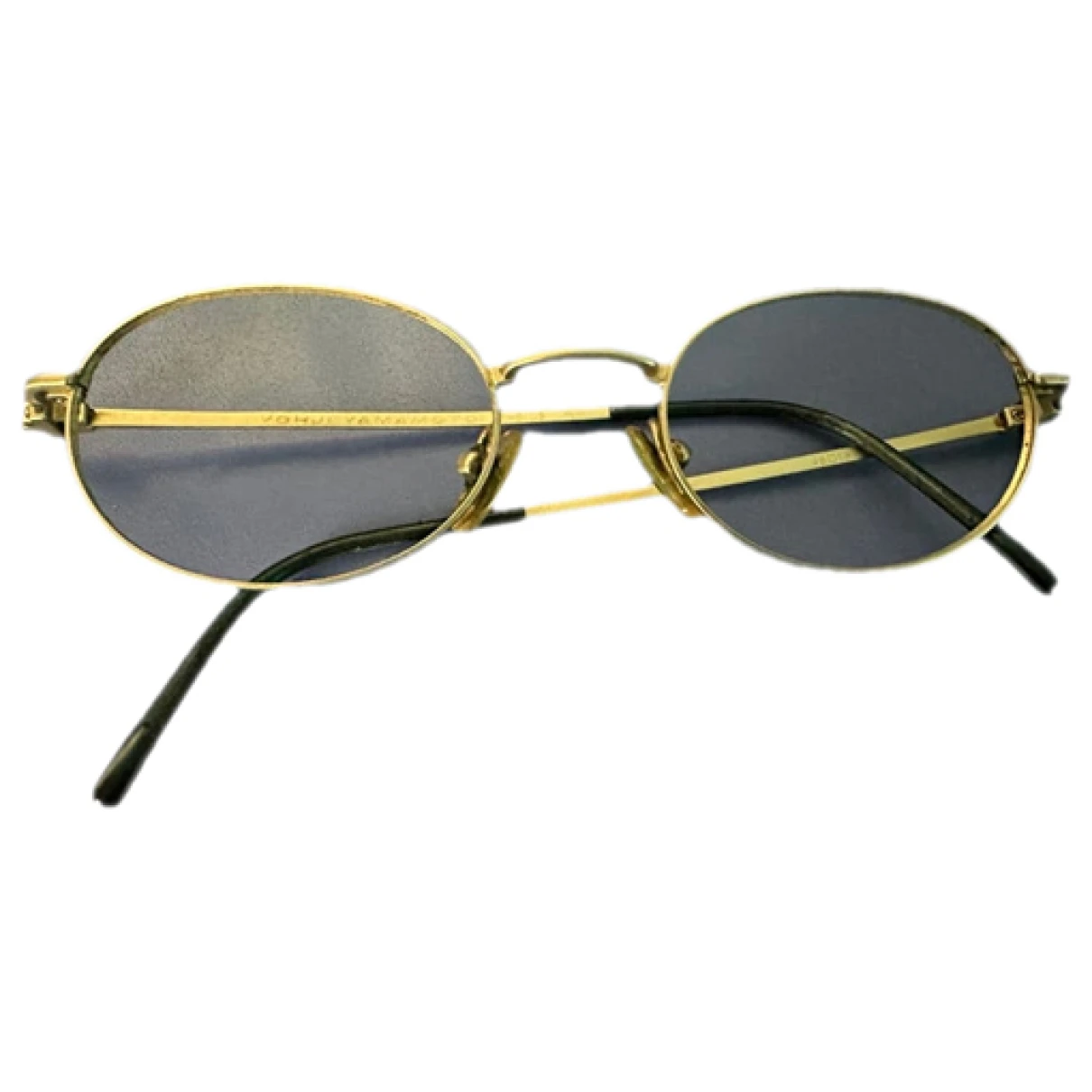 Pre-owned Yohji Yamamoto Sunglasses In Gold