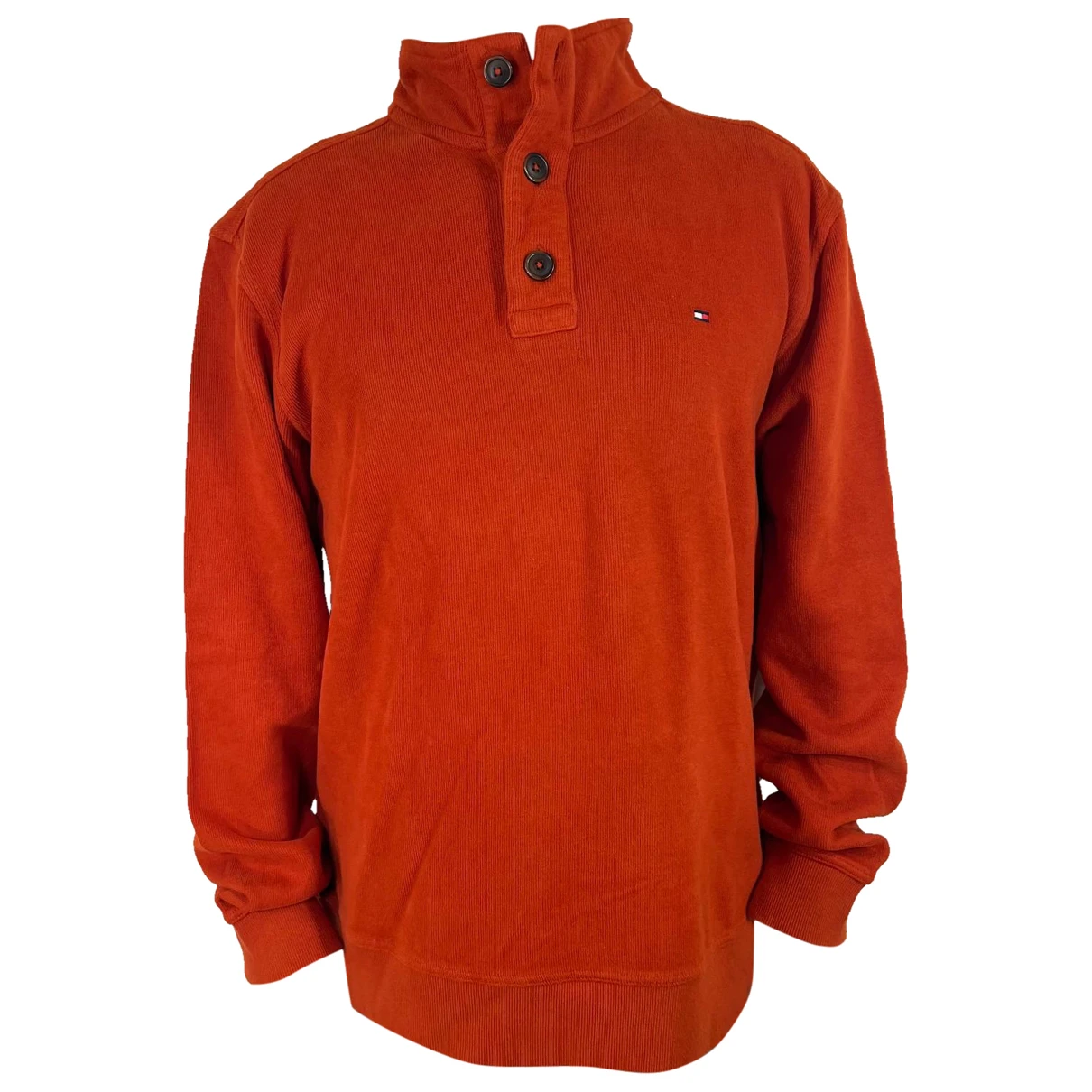 Pre-owned Tommy Hilfiger Pull In Orange