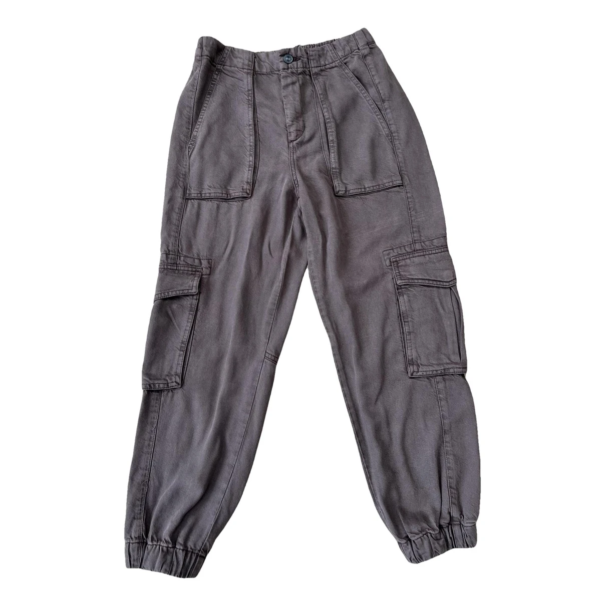 Pre-owned Allsaints Trousers In Brown