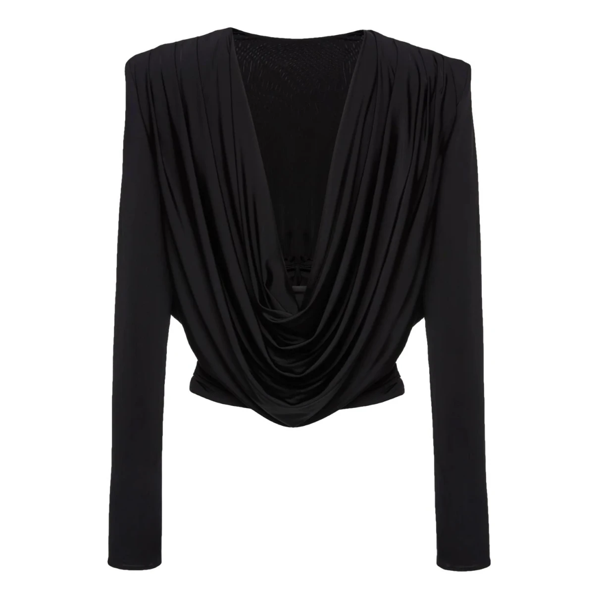 Pre-owned Magda Butrym Blouse In Black