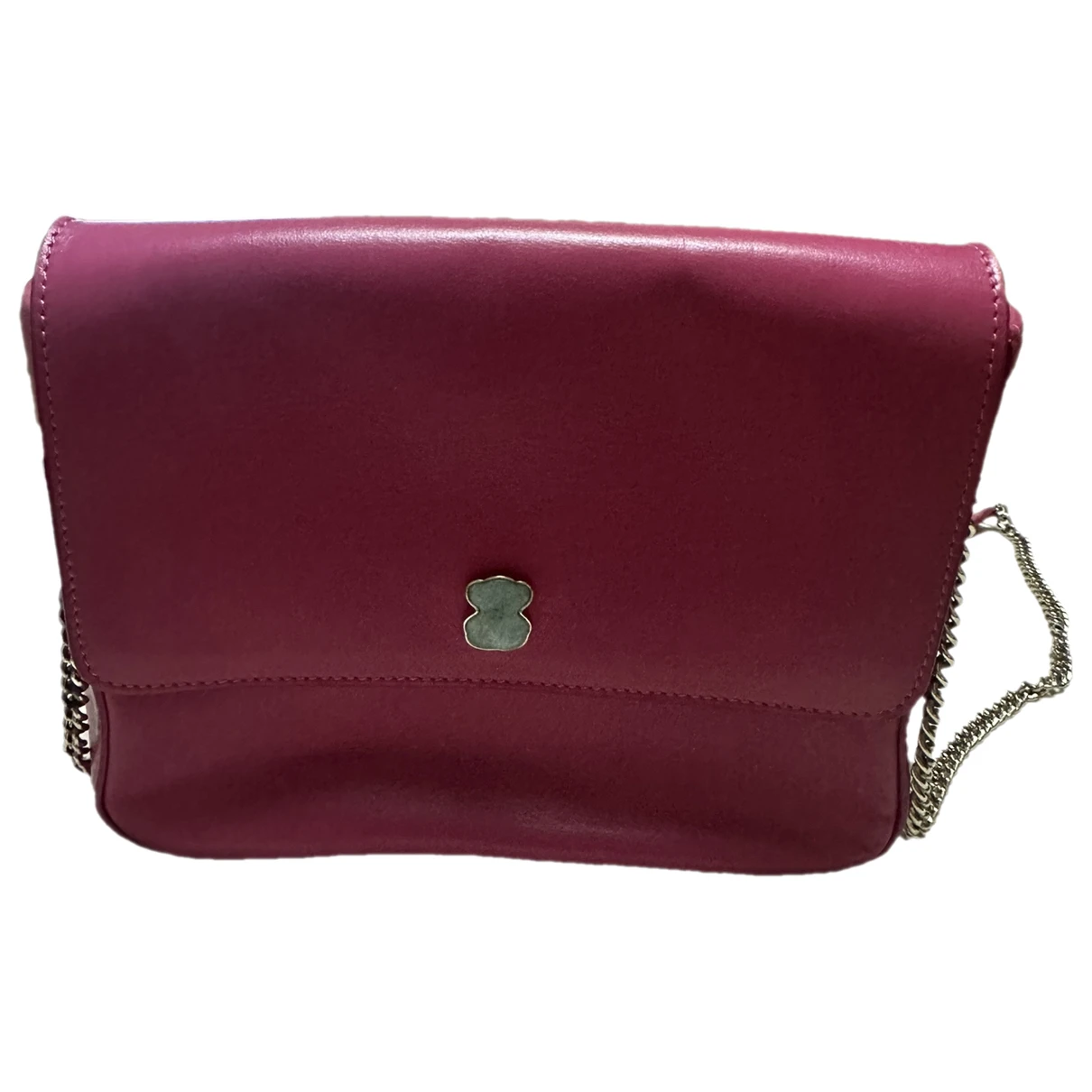 Pre-owned Tous Leather Clutch Bag In Pink