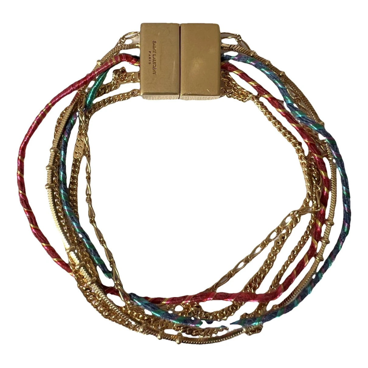 Pre-owned Saint Laurent Bracelet In Multicolour