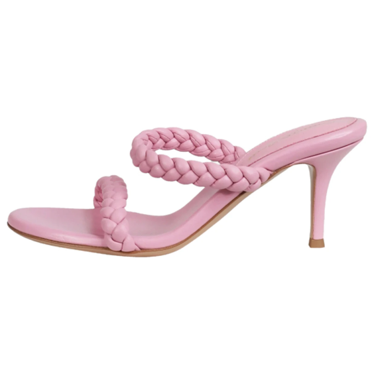 Pre-owned Gianvito Rossi Leather Sandal In Pink
