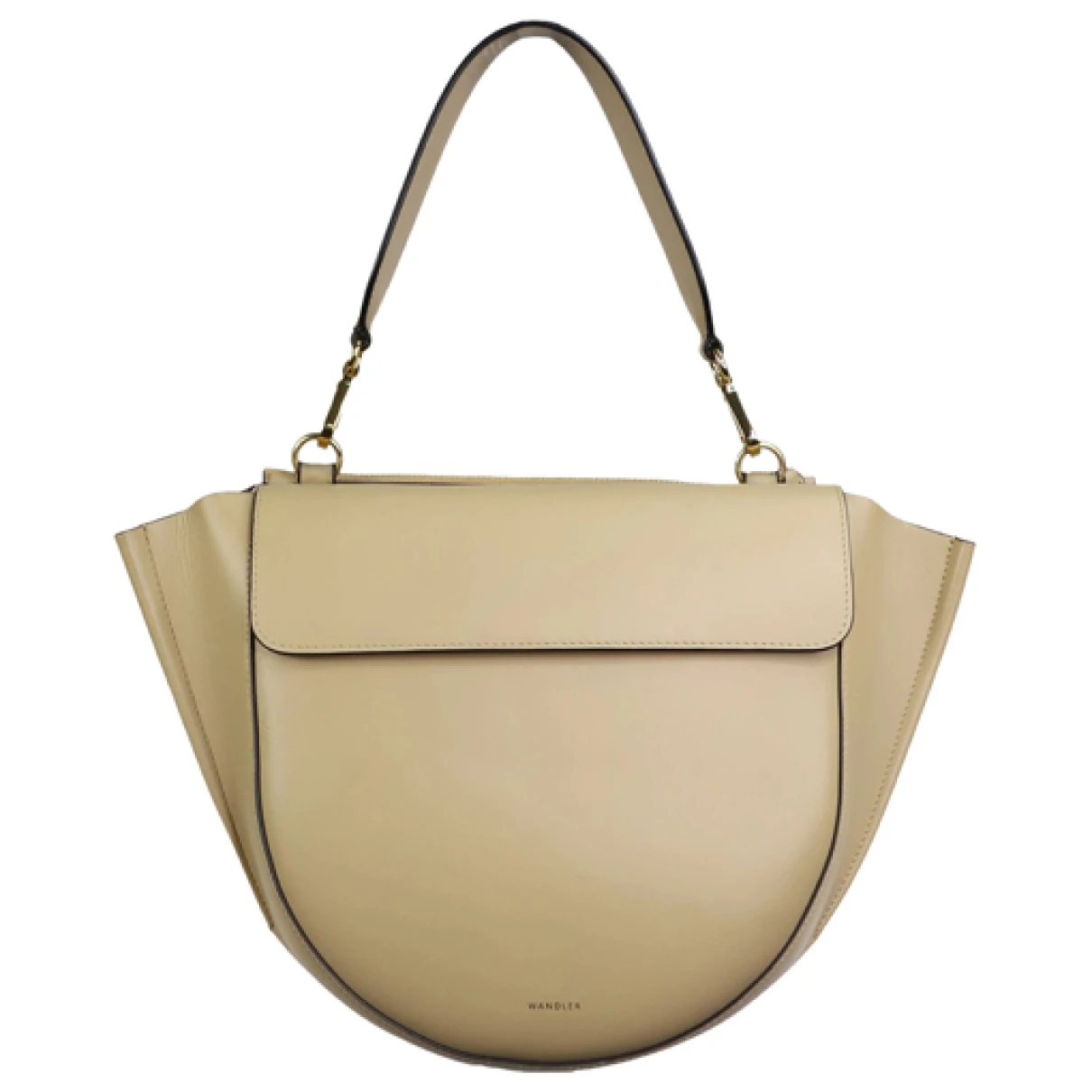 Pre-owned Wandler Leather Bag In Beige