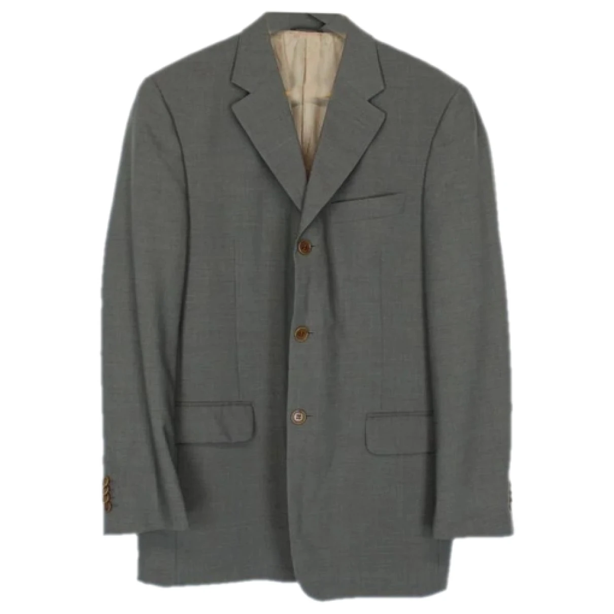 Pre-owned M Missoni Wool Jacket In Grey
