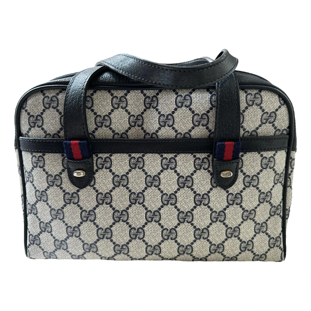 Pre-owned Gucci Ophidia Boston Handbag In Blue