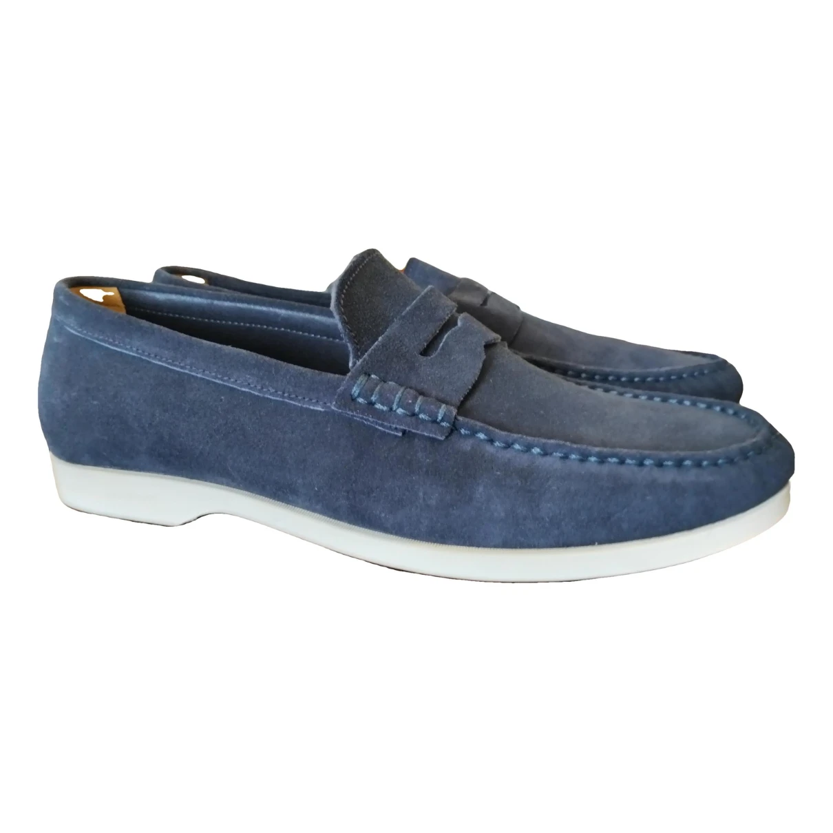 Pre-owned Fratelli Rossetti Flats In Blue