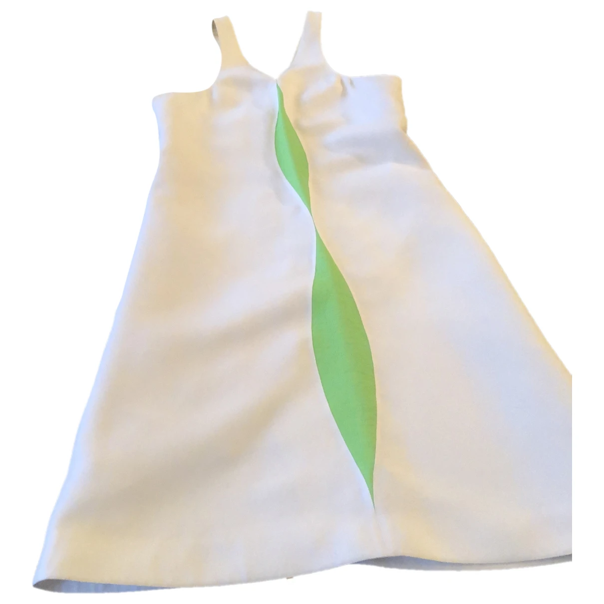 Pre-owned Courrèges Mid-length Dress In White