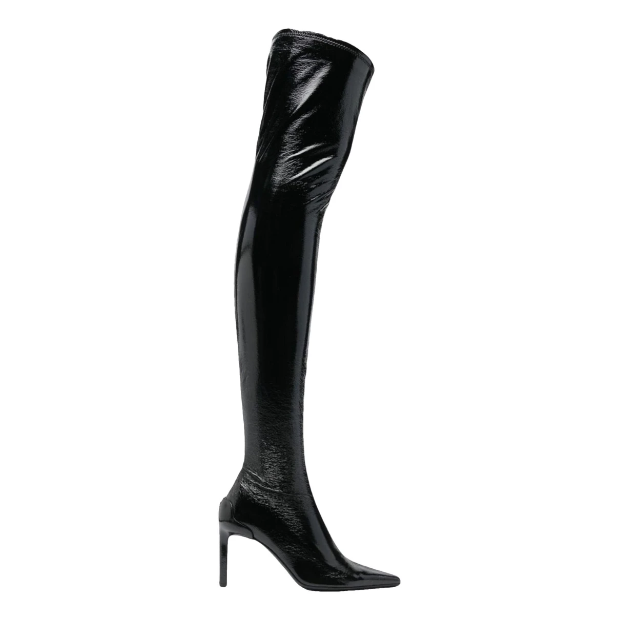 Pre-owned Courrèges Boots In Black